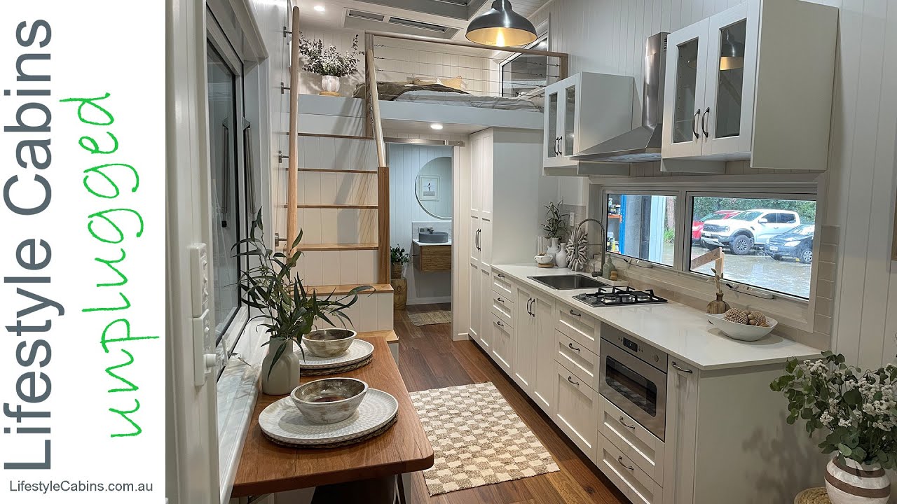 Fresh Coastal Tiny House Walkthrough - Bowen Design
