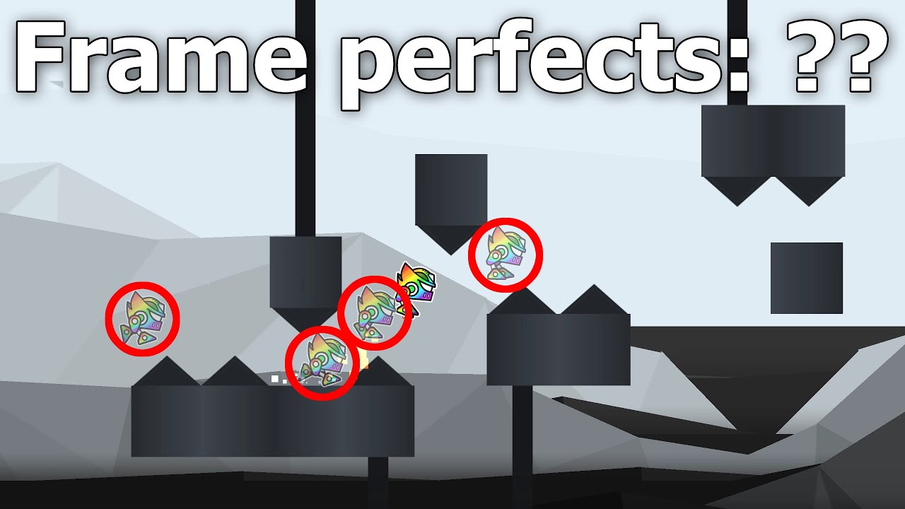 Nullscapes with Frame Perfects counter &mdash; Geometry Dash