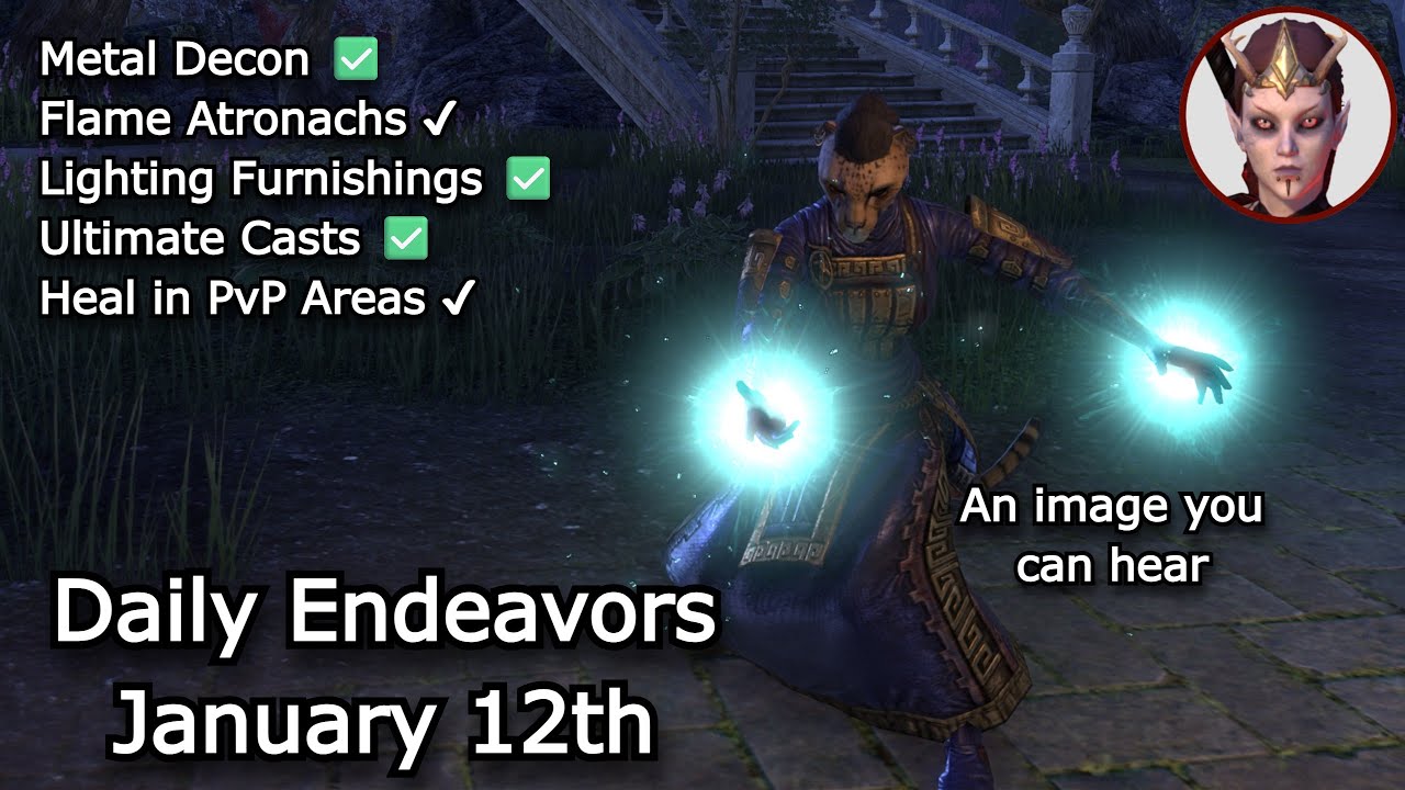 January 12th Daily Endeavors Walkthrough / The Elder Scrolls Online