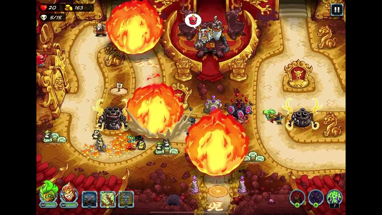 Kingdom Rush Alliance - The demon king stronghold [Campaign][Impossible]