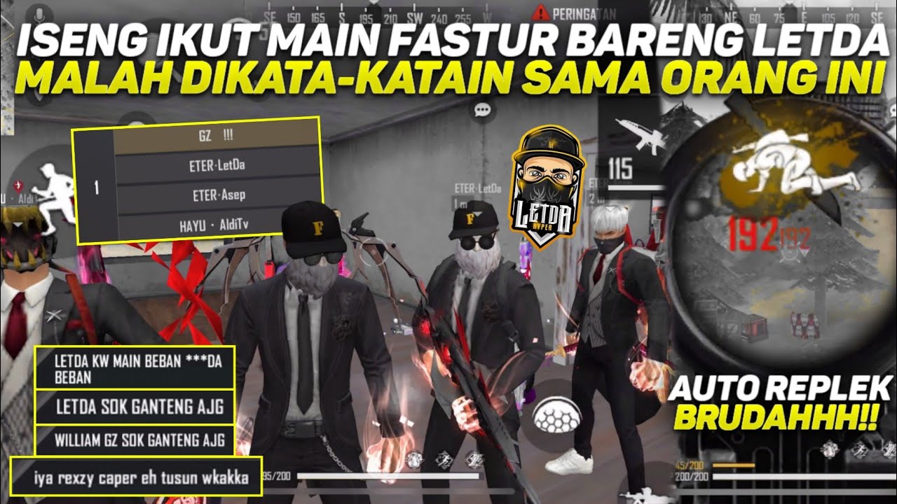 ISENG MAIN FASTUR BARENG LETDA MALAH DIKATA-KATA'IN SAMA ORANG INI!! APAKAH BACOTANNYA SESUAI SKILL?