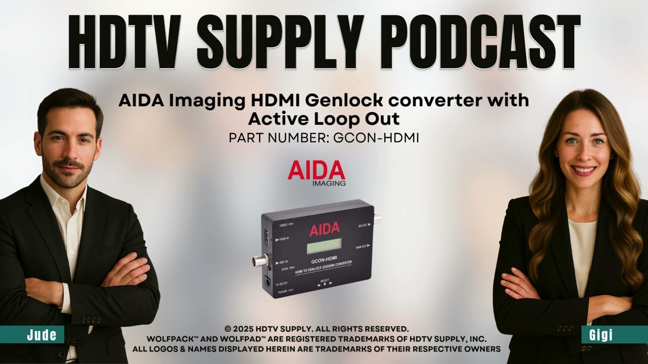 AIDA Imaging GCON-HDMI HDMI Genlock converter with Active Loop Out