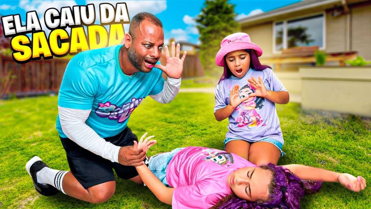 SOPHIA CAIU DA ESCADA E DESMAIOU! *acidente