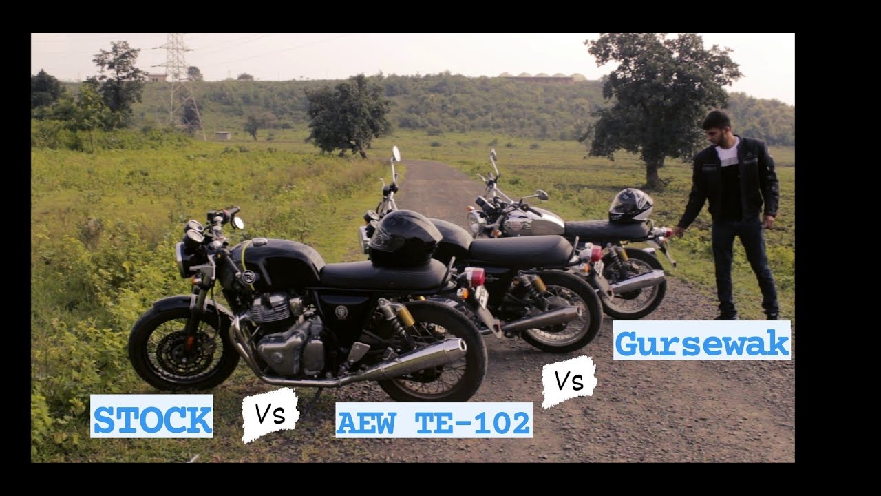 AEW TE 102 vs Gursewak Exhaust | Interceptor 650 / Continental GT 650 | Ultimate Exhaust Comparsion