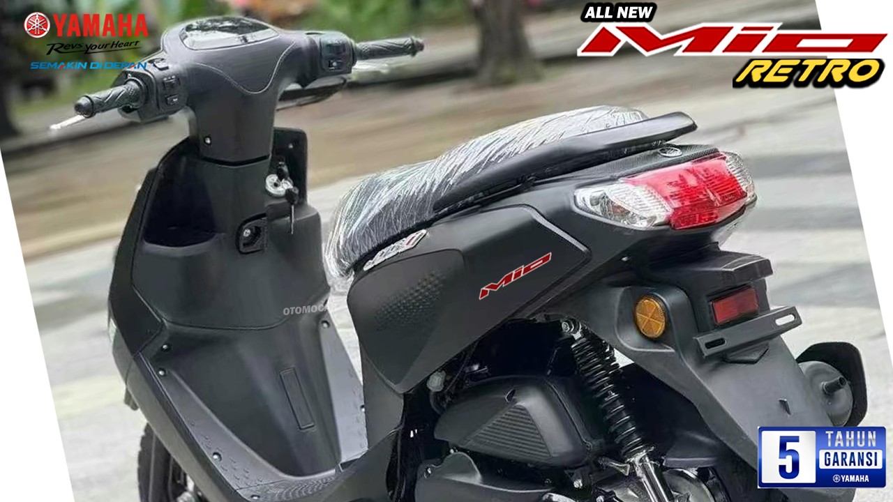 LAWAN HONDA SCOOPY 🔥 AKHIRNYA YAMAHA LUNCURKAN SKUTIK MIO RETRO DESAINNYA SUPER KEREN
