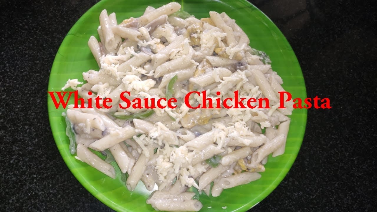 White Sauce Chicken Pasta Recipe /How to make penne pasta /Shirley's kitchen