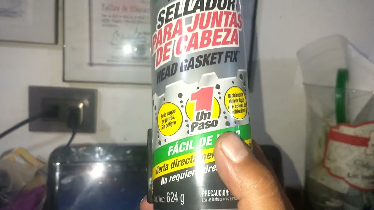 Sellador de cabeza o culata de motor cuando se te friega el motor en la carretera de vacaciones