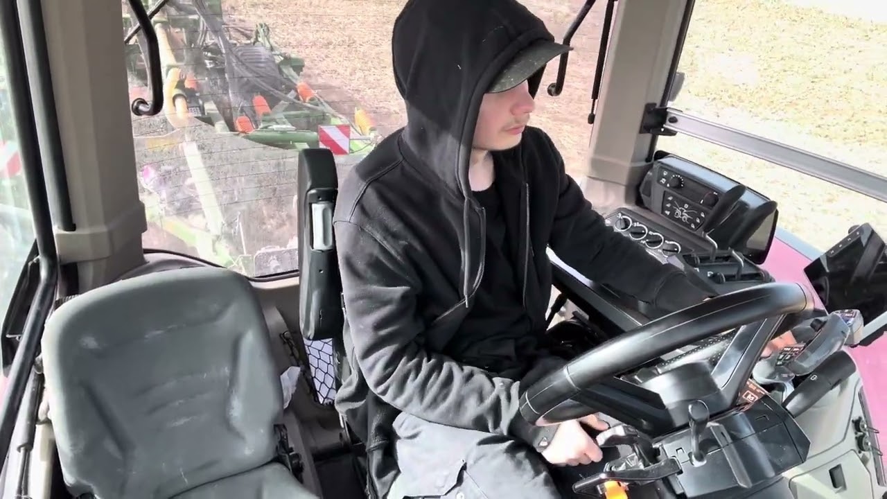 Préparation de sols pour semis de pois fourragers #agriculture #masseyferguson #semi #praparation 