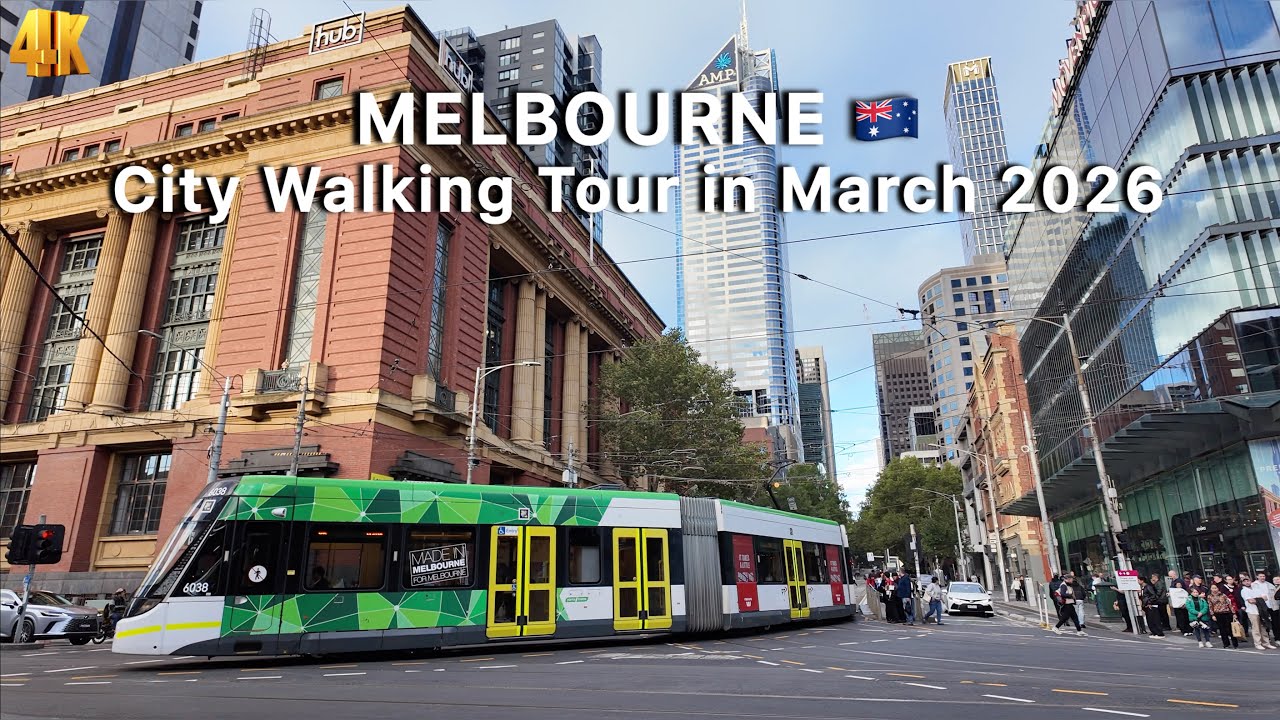 Melbourne Australia Walking Tour in March 2026 Autumn Season