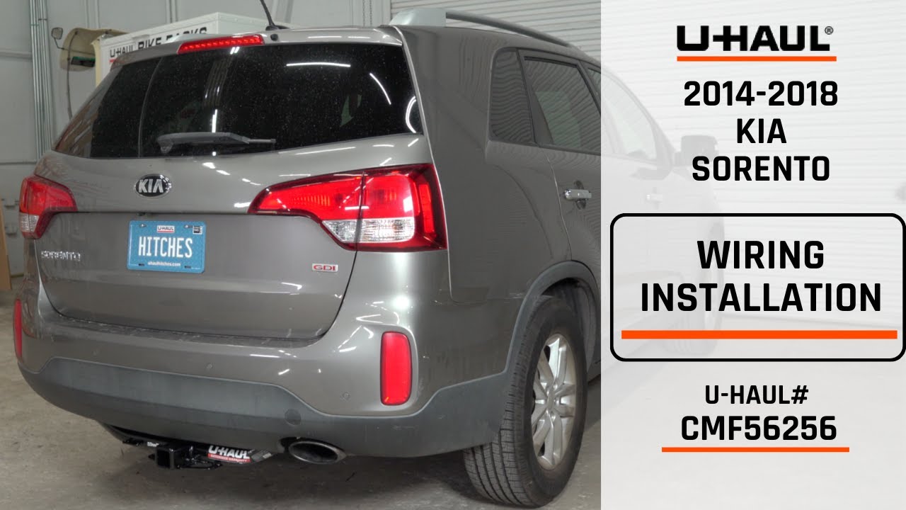 2014-2015 Kia Sorento| U-Haul Trailer Wiring Installation | CMF56256