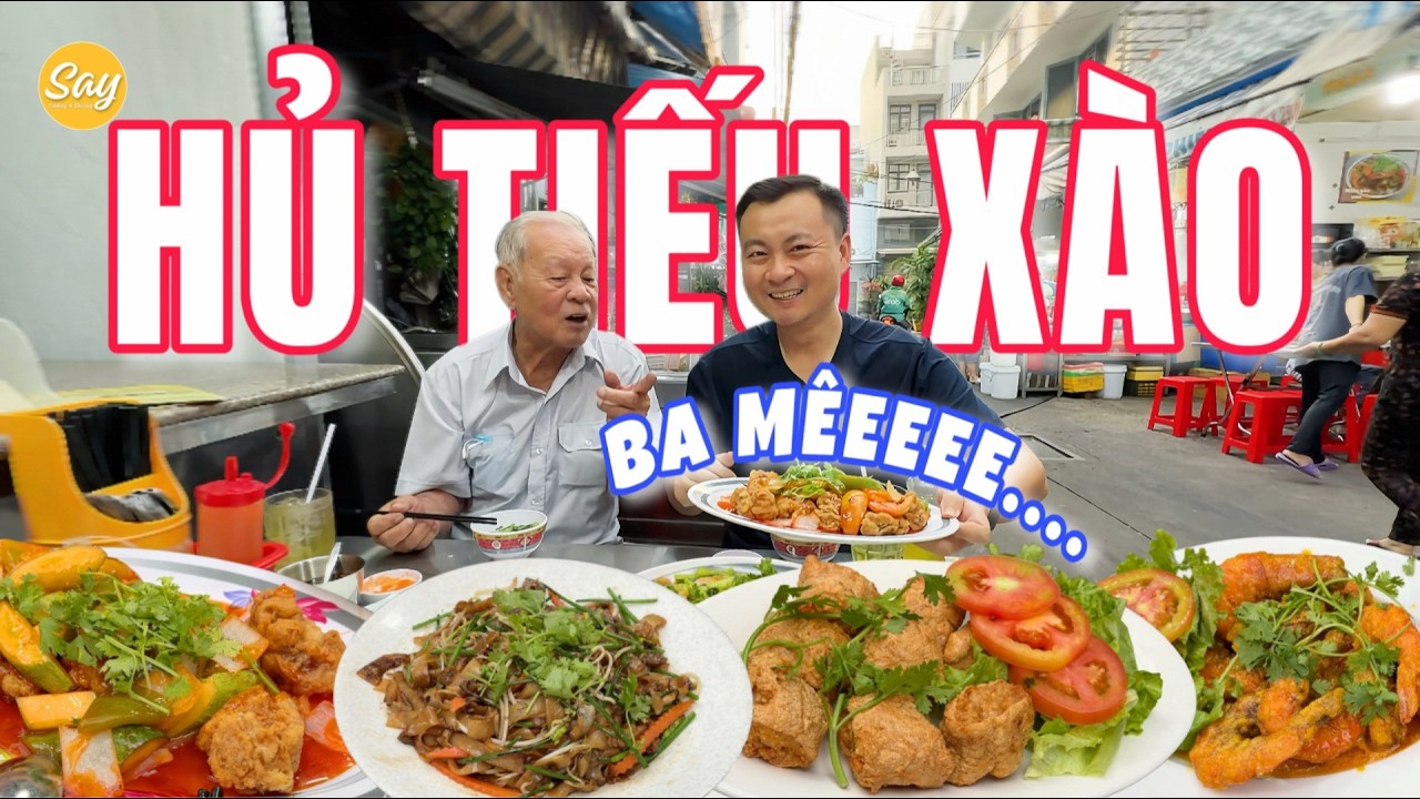 Review Hủ Tiếu Xào Thái Phiên | Ôn Lại Tuổi Thơ Sườn Lăn Bột Chua Ngọt, Chả Giò Triều Châu Cùng Ba