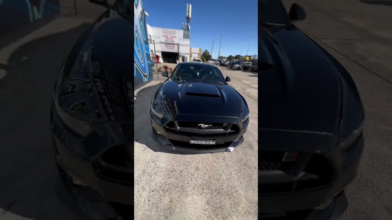 Mustang GT on Hussla Wheels Jacques 20X10 front and 20X11 rear