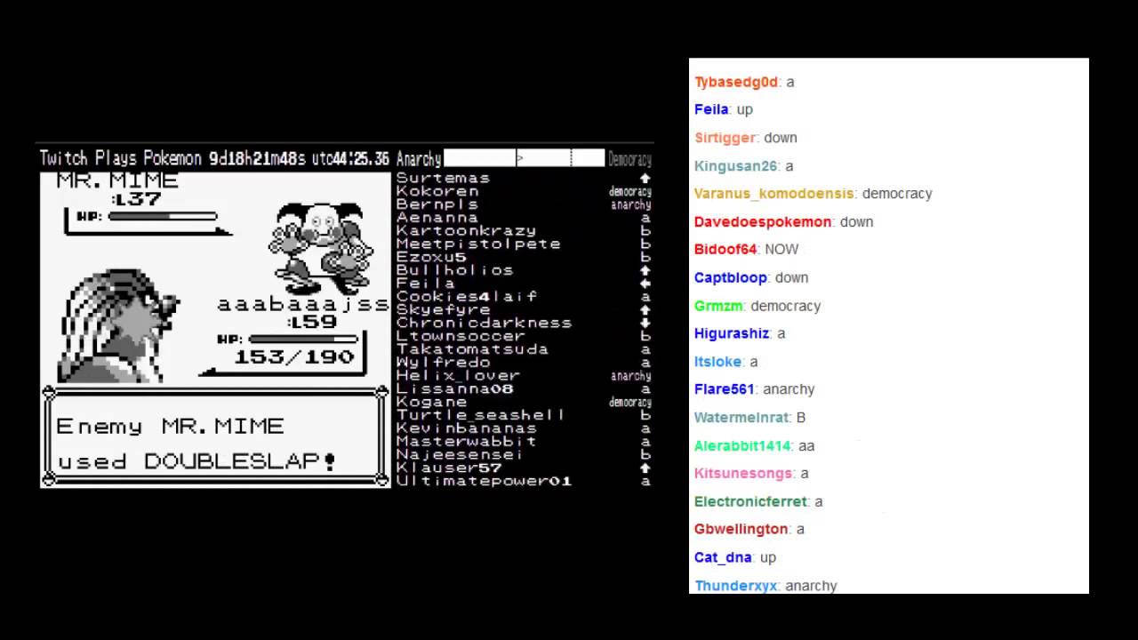 Twitch Plays Pokemon - Twitch VS Sabrina