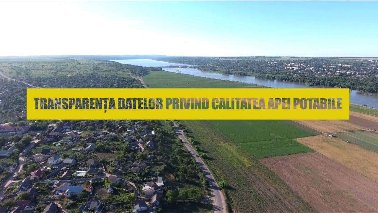 Transparența datelor privind calitatea apei potabile