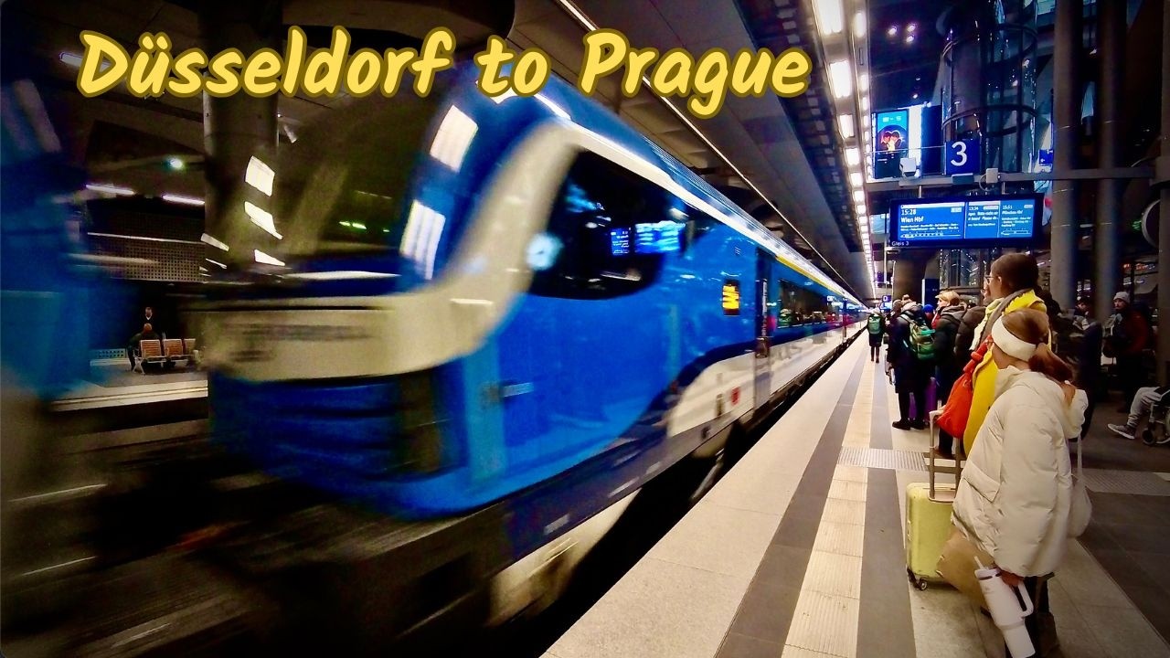 How to Travel from Düsseldorf to Prague via Berlin | FlixTrain & Railjet 🇩🇪➡️🇨🇿
