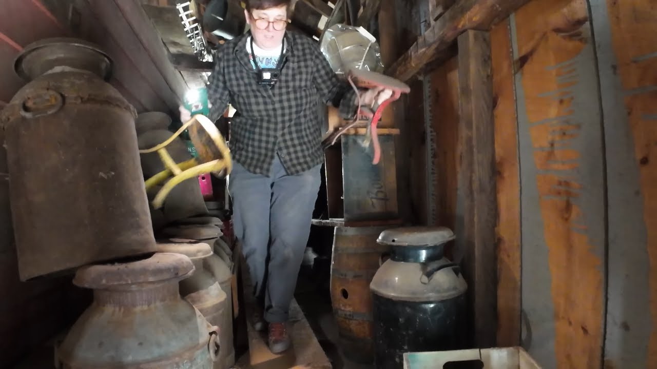 This Farmhouse Was Massive and Chock Full of Antique & Vintage Treasures
