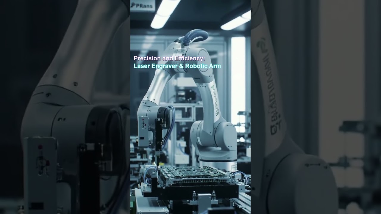 Precision and Efficiency: Laser Engraver & Robotic Arm