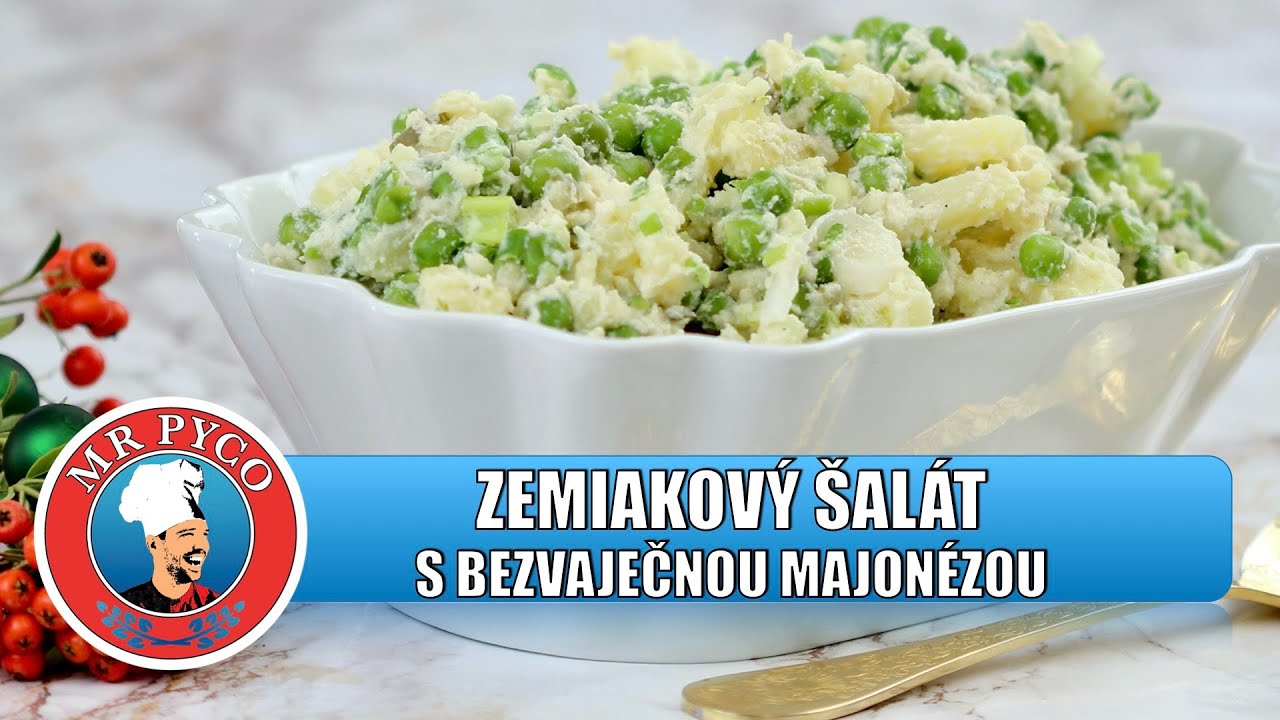 zemiakový šalát s bezvaječnou majonézou 🎄POTATO SALAD w VEGAN MAYONNAISE 👨‍🍳 Martin PYCO Rausch
