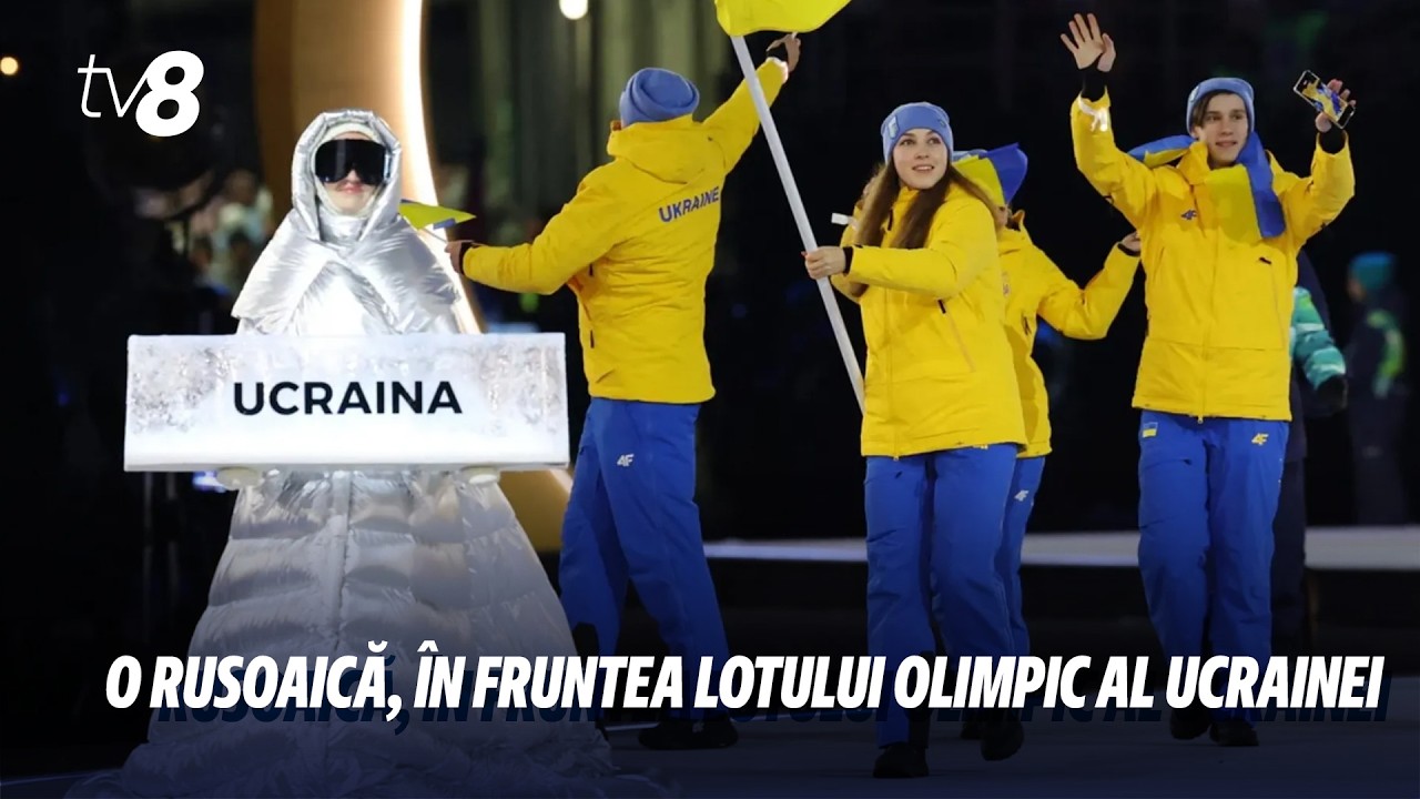 Cum a ajuns o rusoaică să poarte pancarta Ucrainei la Jocurile Olimpice