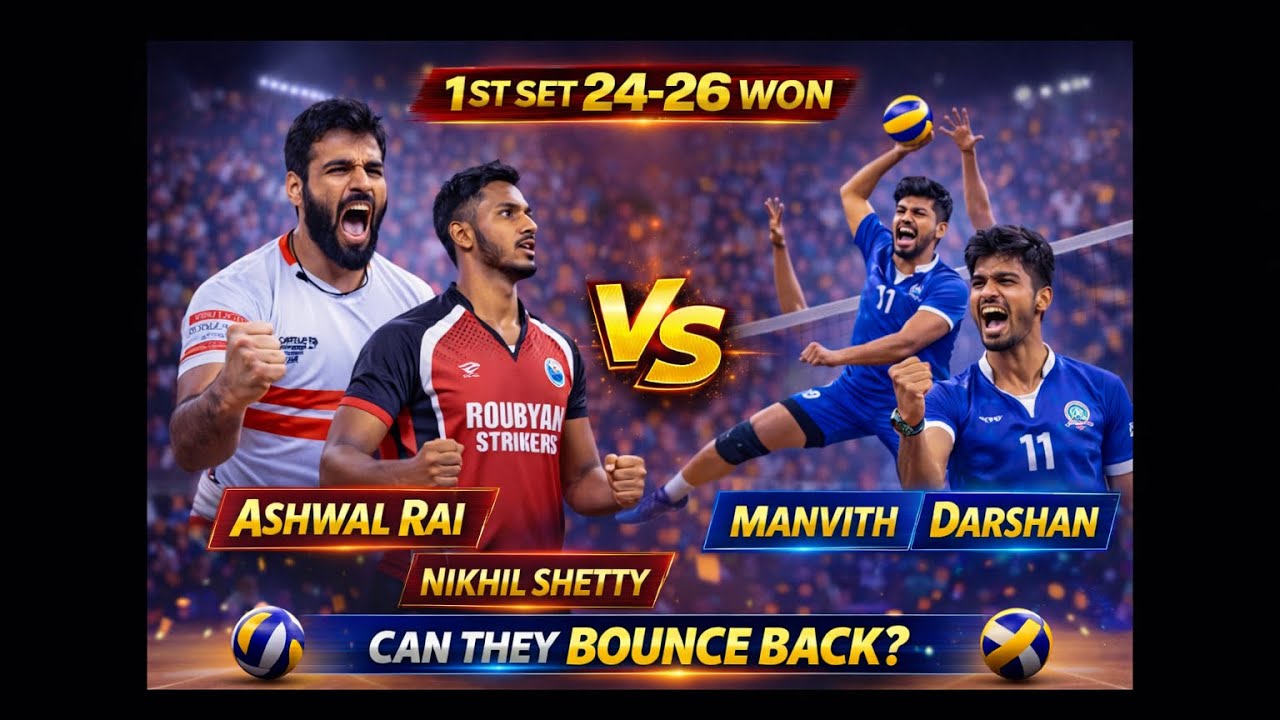 2nd SET - 🔥 Ashwal Rai, Sudheer Shetty, Nikhil Shetty VS Pranith, Darshan and Manvith🔥 