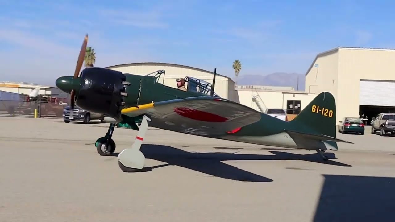 Mitsubishi A6M5 Zero at the Planes of Fame Air Museum on 12/2/2023