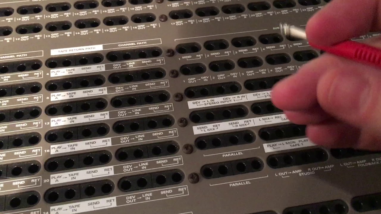 Audient ASP8024 - Patching Effects