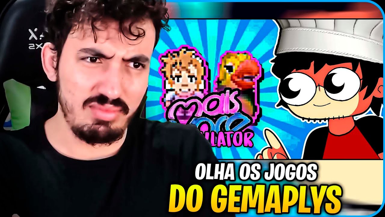 fiz um jogo caótico da ana maria braga - GEMAPLYS | Leozin React