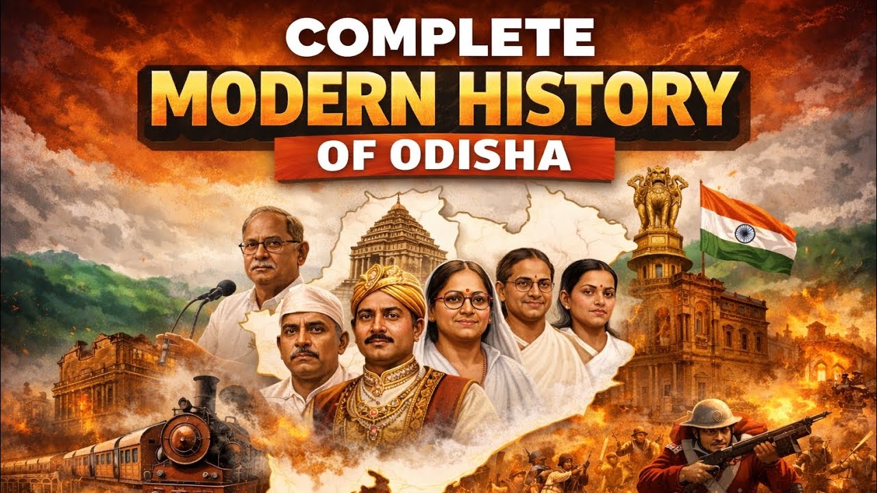 Complete Modern History of Odisha | Full Odisha History Explained (Freedom Movement to Modern Era)