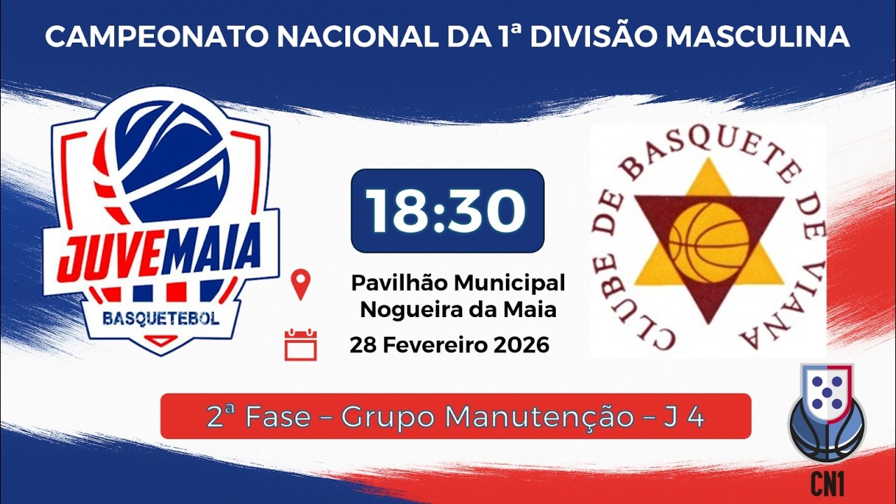 CN1 - 2ª Fase - Grupo Manutenção Norte -  Juvemaia ACDC/MECPREC Vs Viana - J4