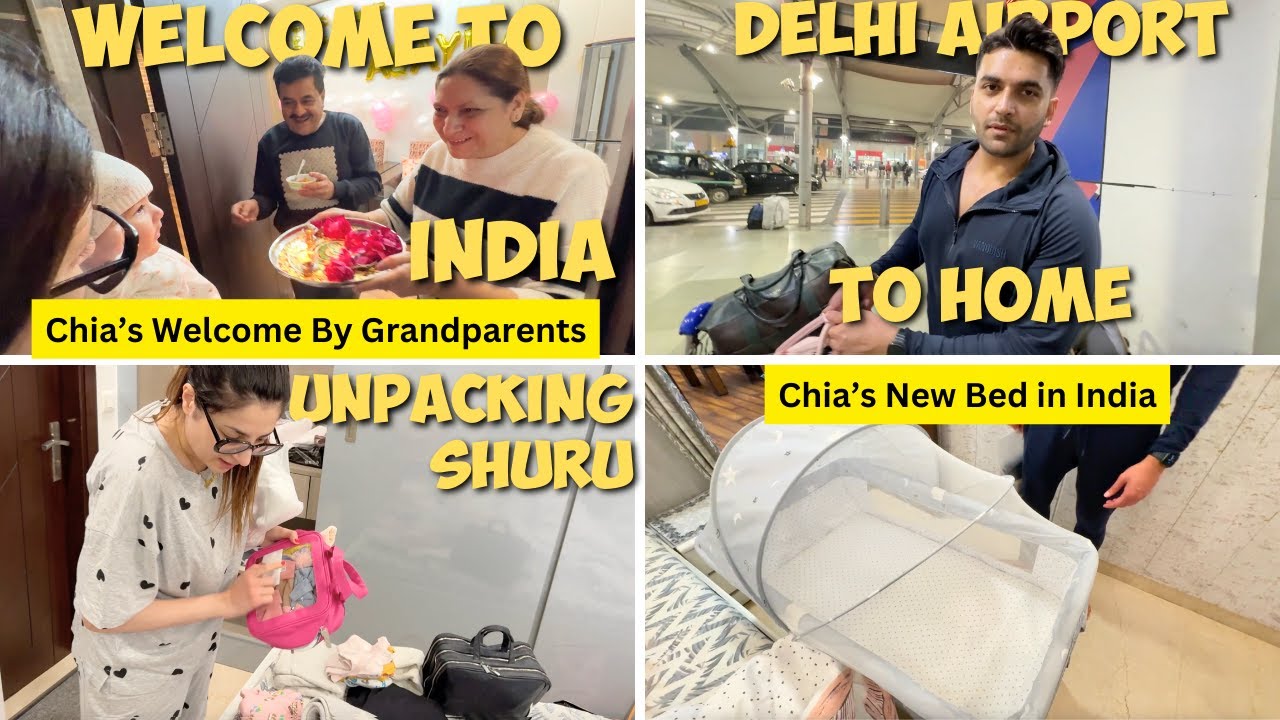 WE ARE IN INDIA! 🇮🇳 Dada Dadi Ne Kiya Chia Ka Welcome ❤️