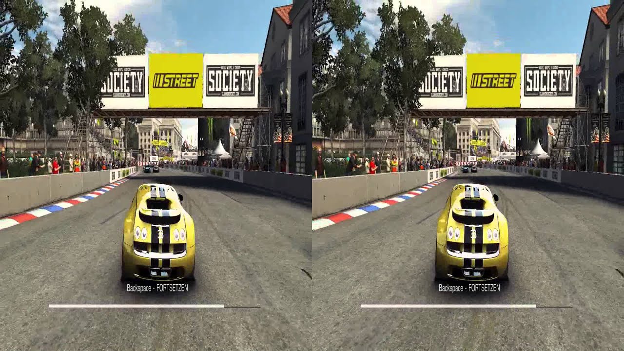 Grid Autosport #010 Supercars 3D Gameplay Walkthrough SBS Side by Side (3DTV Games)