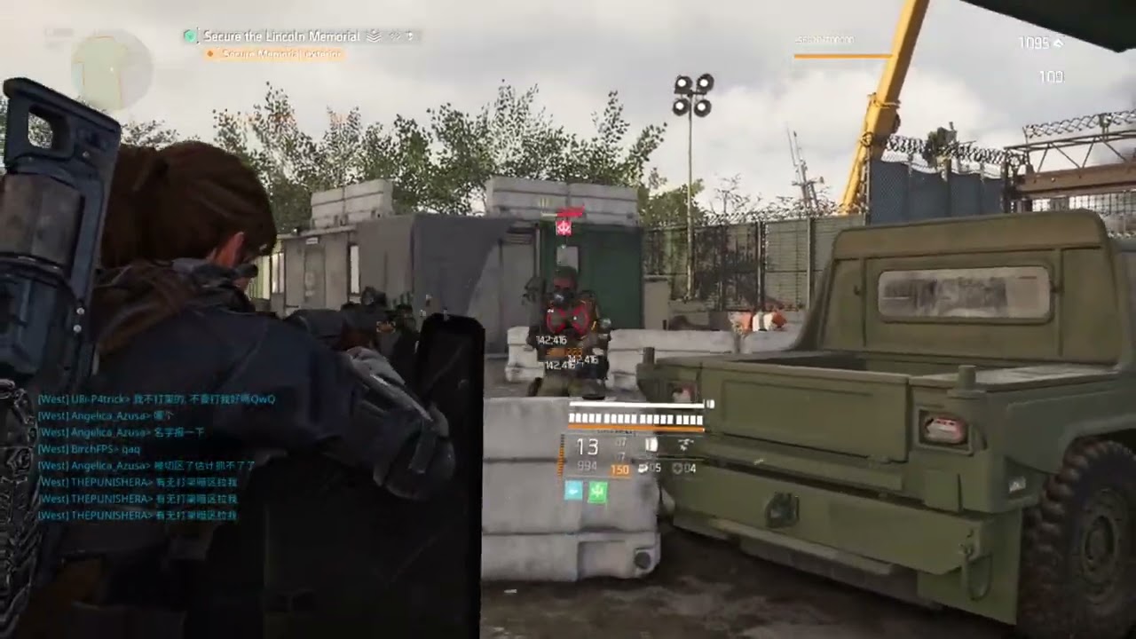 Tom Clancy's The Division 2 - Hunters Fury Gearset Build - Lincoln Memorial