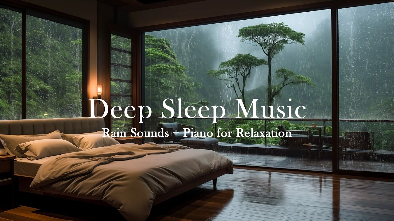 Relaxing Piano Music for Rainy Night Sleep — Sleep Deep, Stay Rested, Wake Renewed