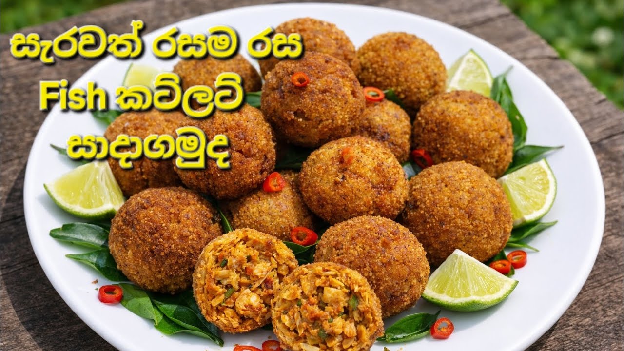 ලේසියෙන්ම කටට සැරට හවස Tea Time එකට කන්න Fish කට්ලට් හදාගමුද 😋😄 | How to make Fish cutlets | 