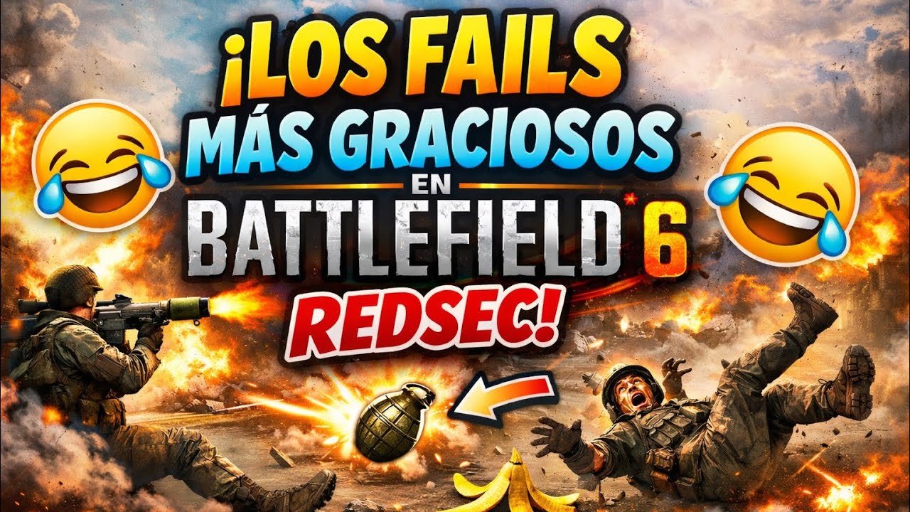 ¡LOS FAILS MÁS GRACIOSOS😂🤣 EN BATTLEFIELD 6 REDSEC! 🪖 