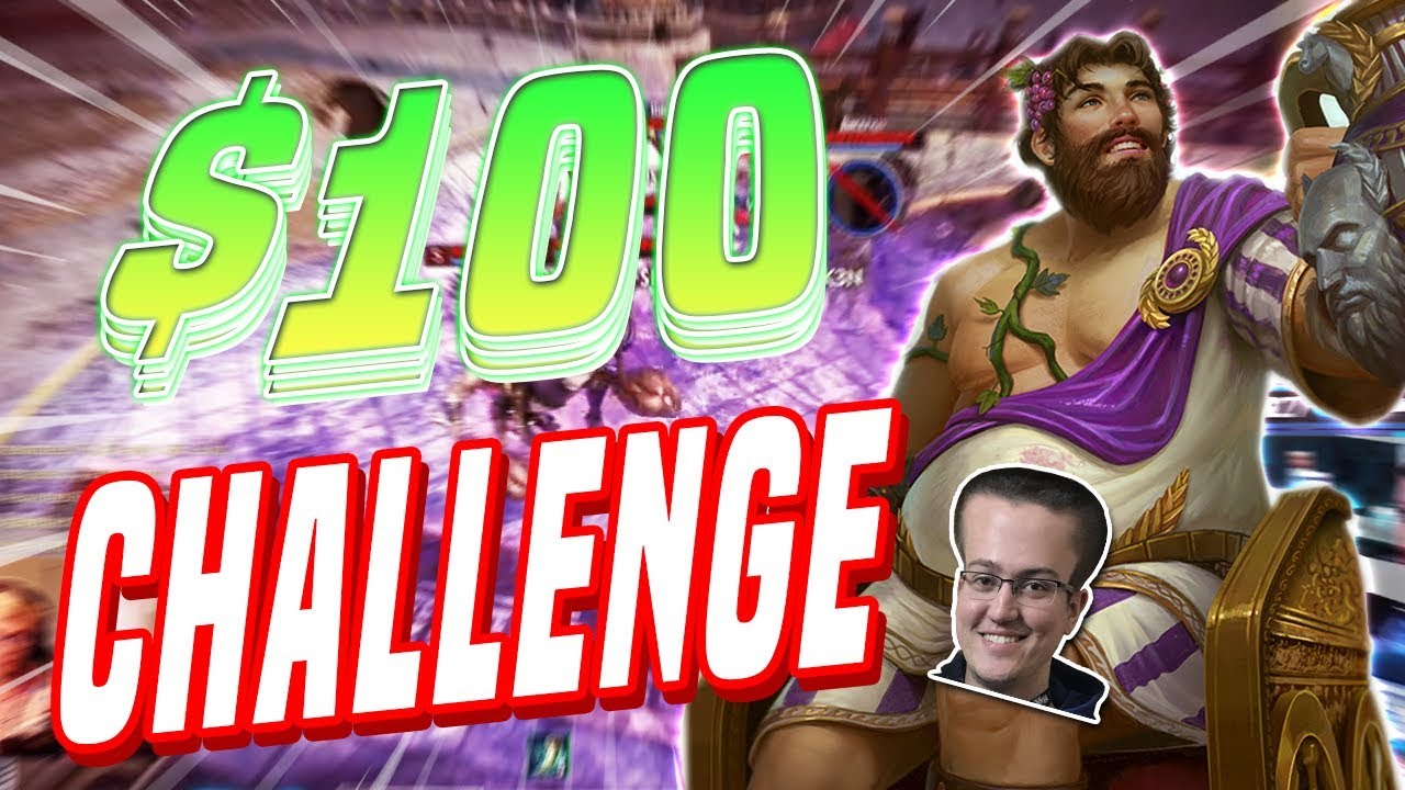 Smite: I Challenged Weak3n to Beat 5 Bacchus Bots for $100