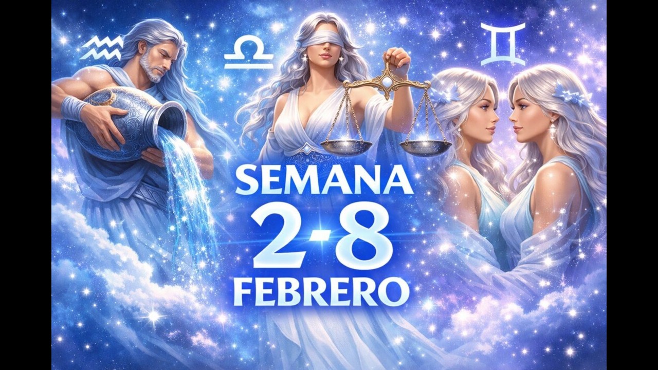 ENERGIAS PARA ACUARIO, GÉMINIS Y LIBRA DEL 2 AL 8 DE FEBRERO