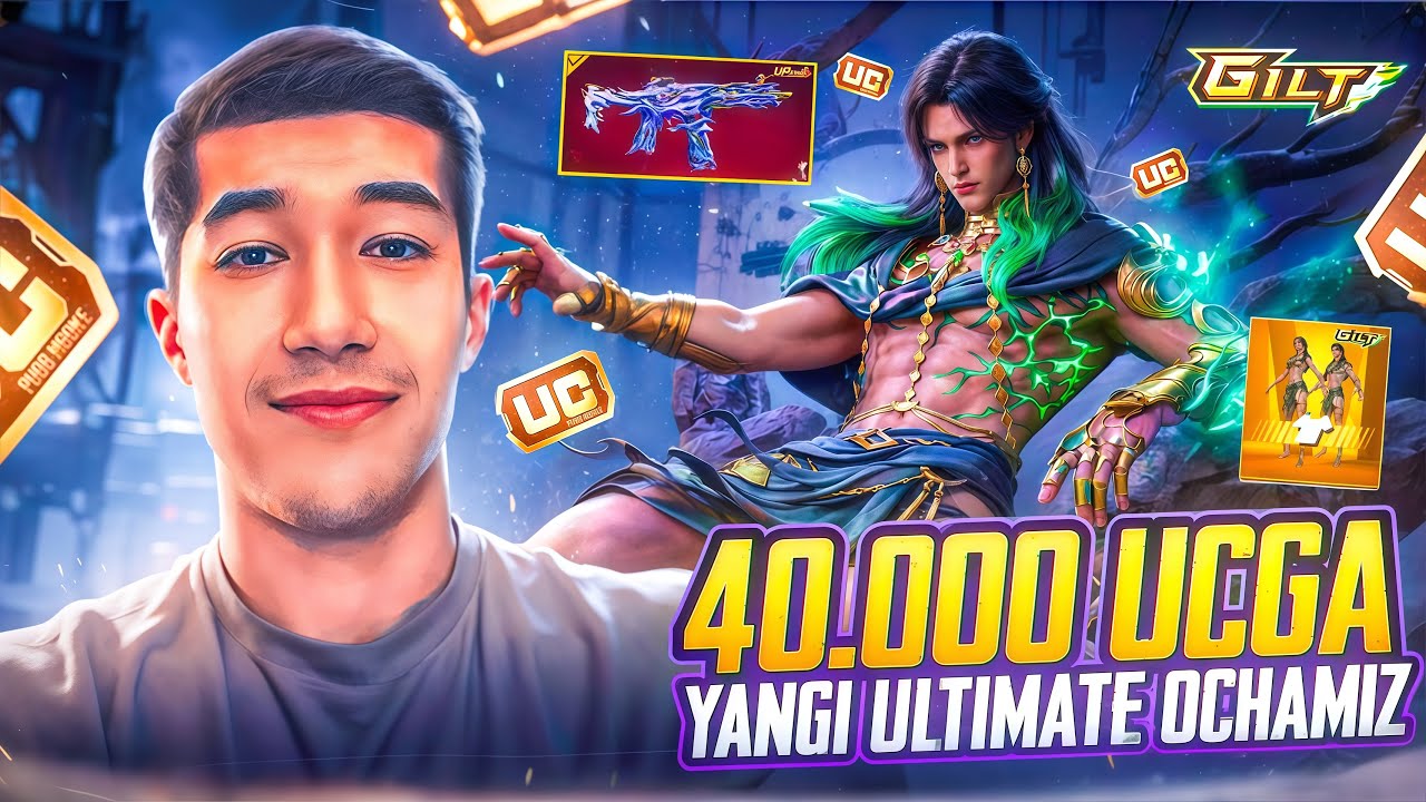 40.000 UC YANGI KELGAN ULTIMATE HAMMASINI OLDIM 🥵 PUBG MOBILE!!!