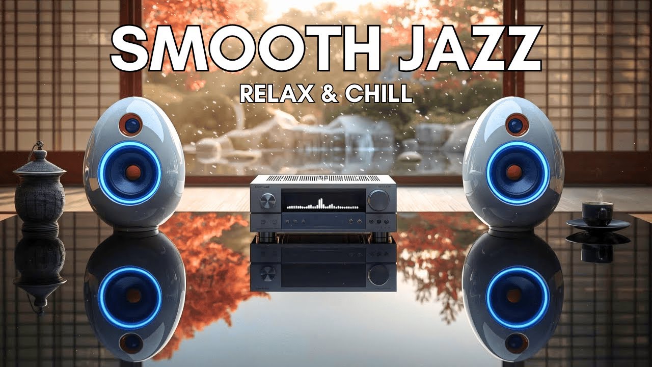 Peaceful Waterfall Garden Jazz 🌿💧 Smooth Soul R&B for Deep Sleep