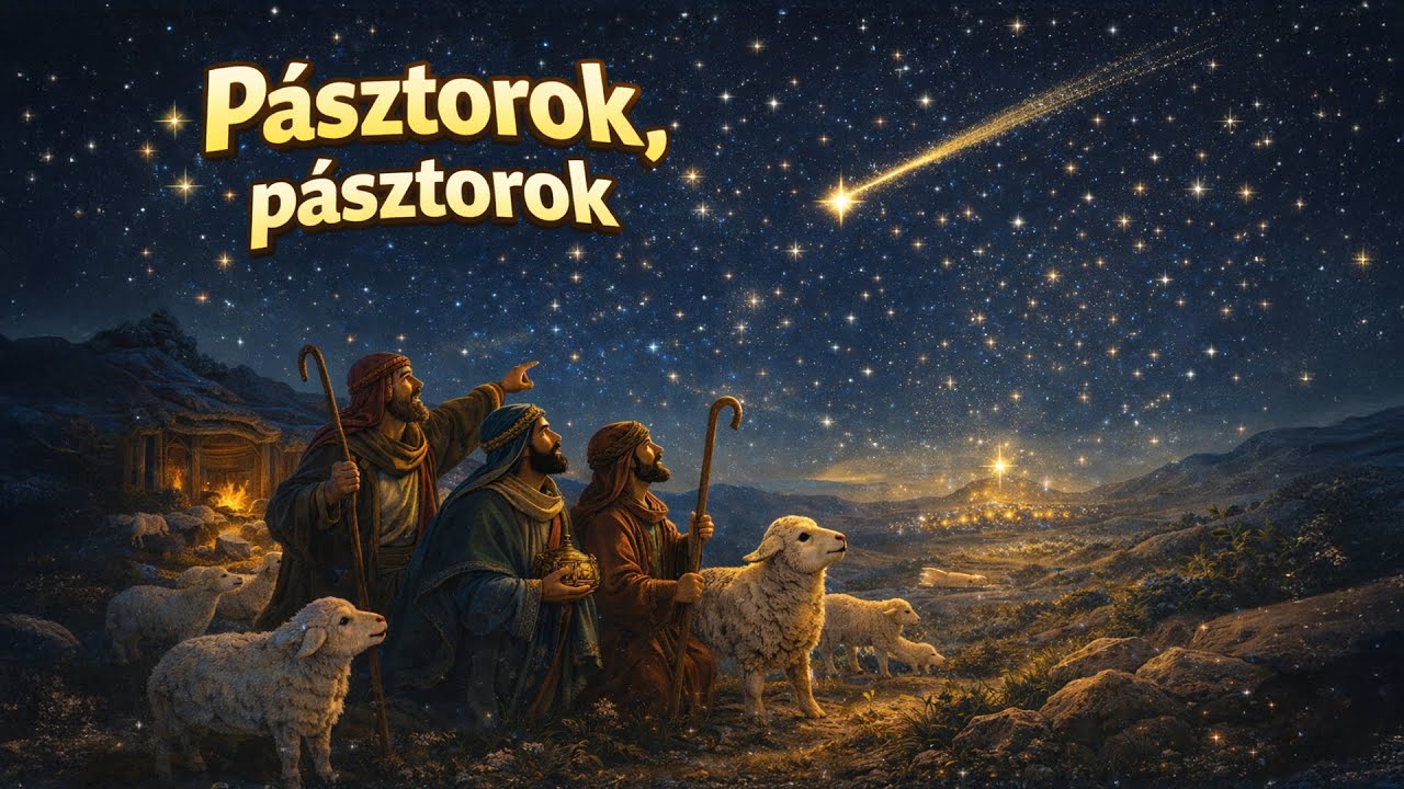 Pásztorok, pásztorok – Karácsonyi gyerekdal Betlehemmel és angyalokkal ✨🎄👶