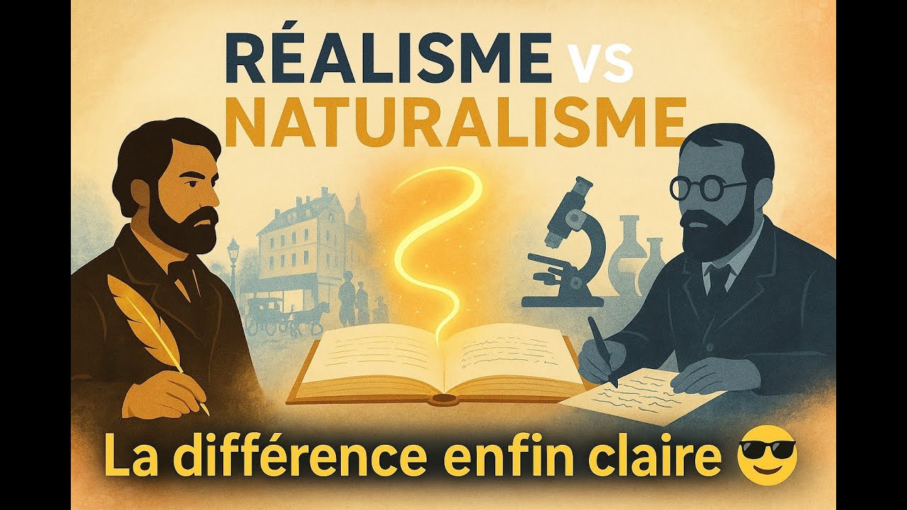 Différence réalisme et naturalisme