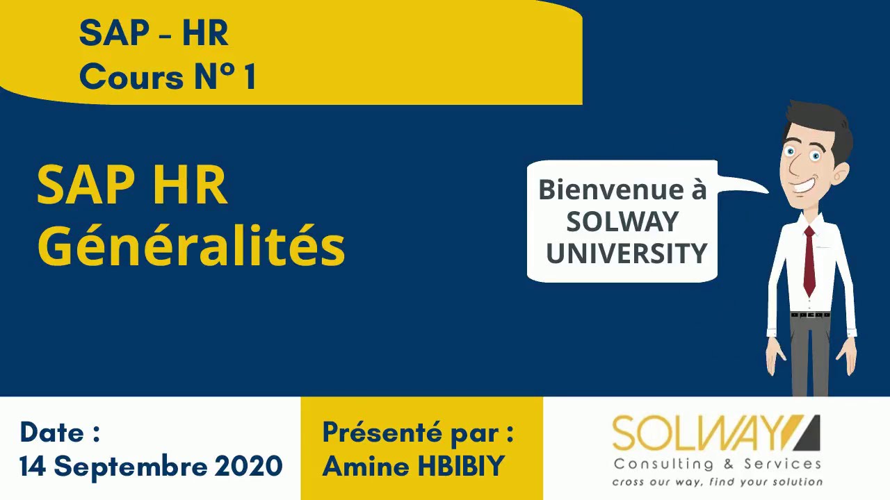 Cours 1 : SAP HR - Généralités