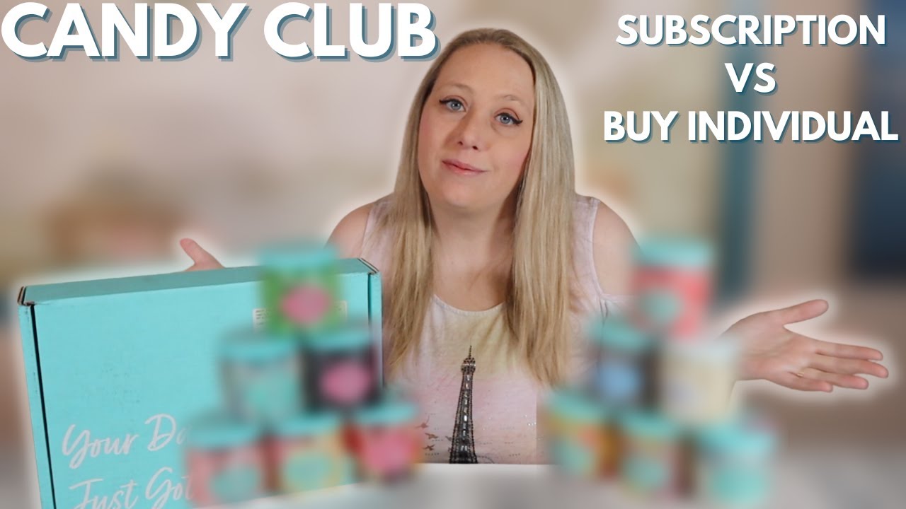 CANDY CLUB UNBOXING AND TASTE TEST! | Which is better? Subscription or buying individual candy cups?