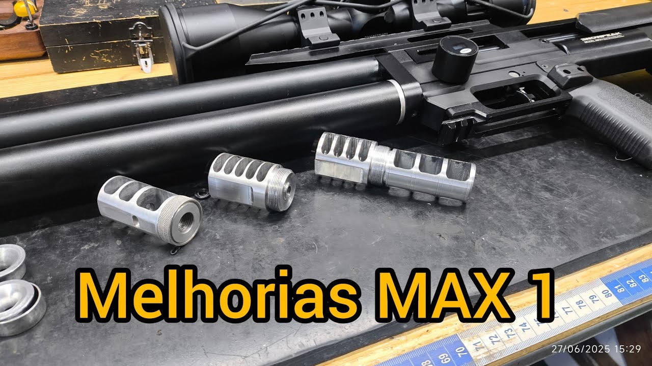 FREIO DE BOCA COM SUPRESSOR INTEGRADO..MAX 1