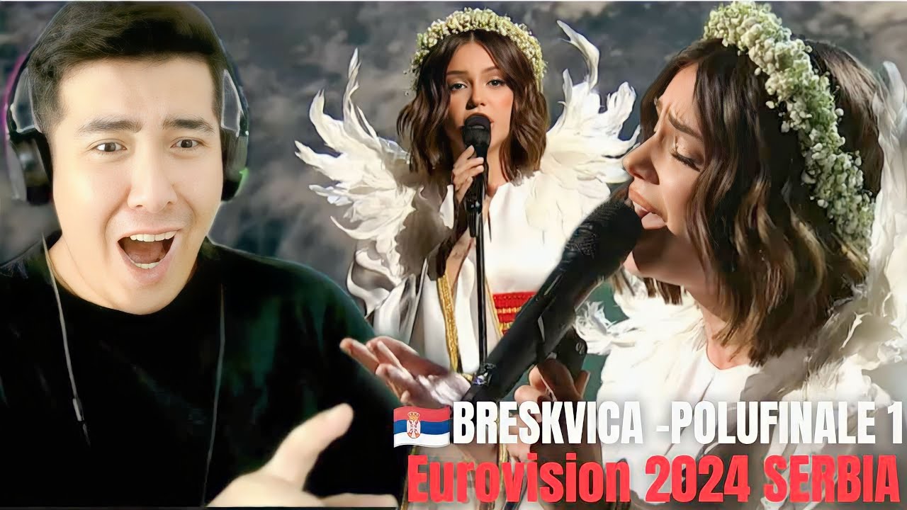 [REACTION] 🇷🇸 Breskvica - Gnezdo orlovo | Polufinale 1 Pesma za Evroviziju | SERBIA EUROVISION 2024