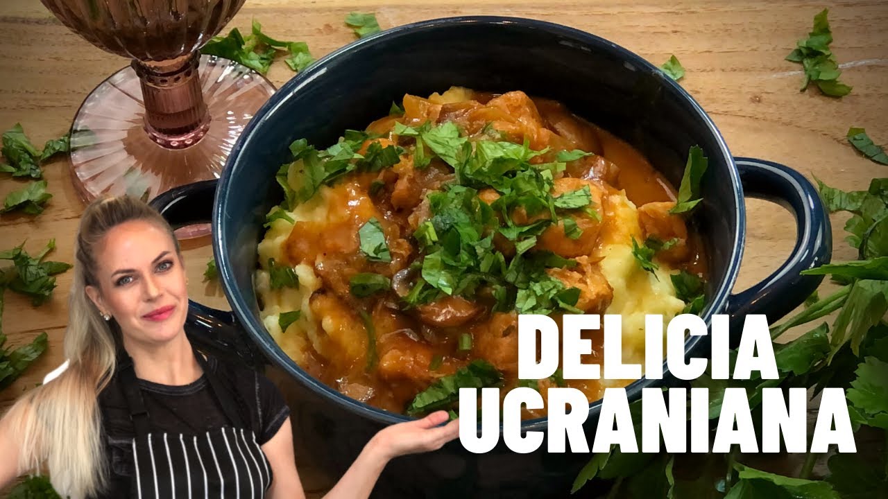 COMIDA T&Iacute;PICA DE UCRANIA CON CHANCHO ⎮ receta ucraniana f&aacute;cil y exquisito con chancho ⎮ Ucrania