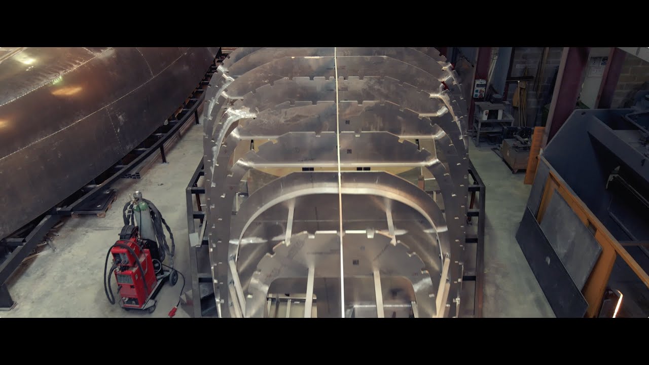 Garcia-Yachts’ know how in metalworks (2021) Garcia Yachts e la costruzione delle carene d'alluminio