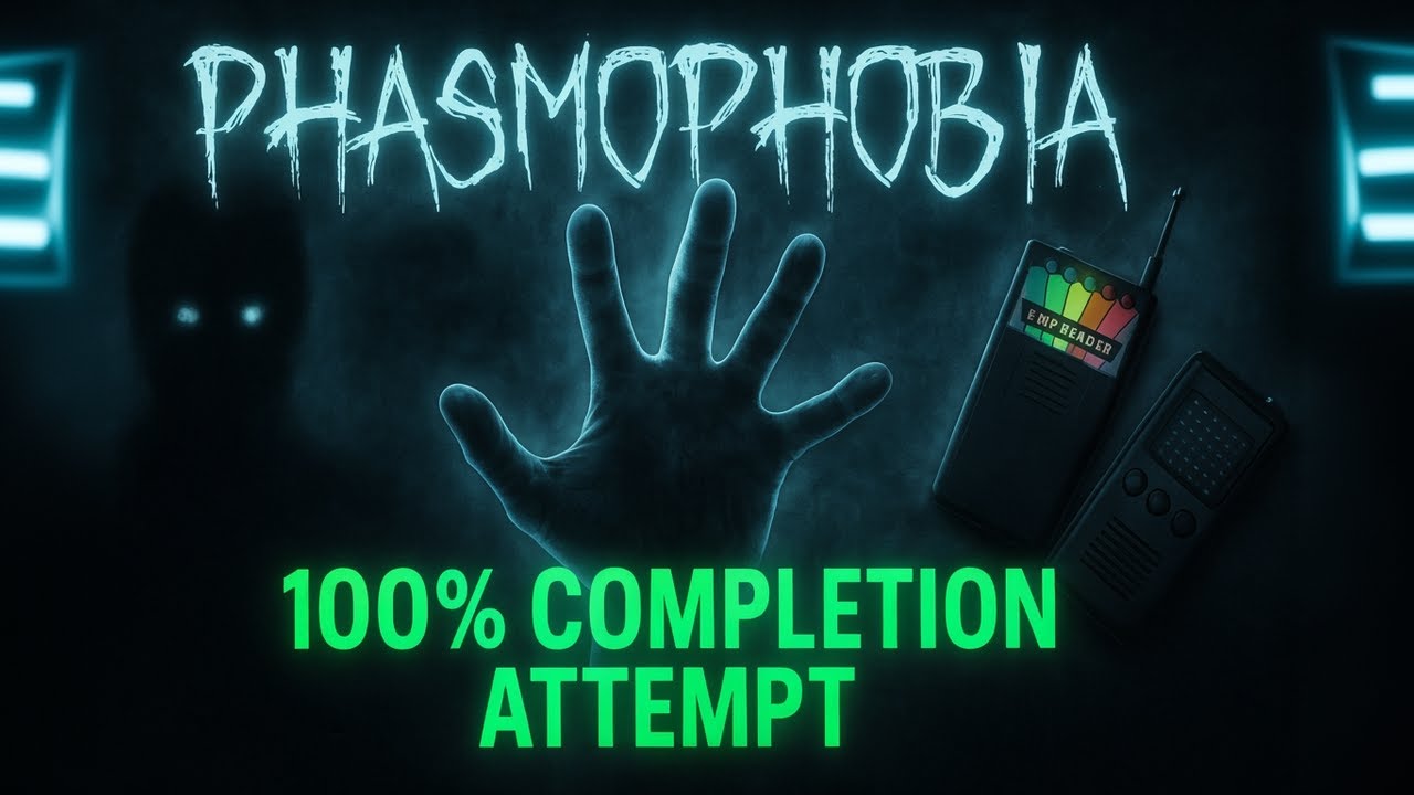 We Tried 100% Completion in Phasmophobia Nightmare Mode