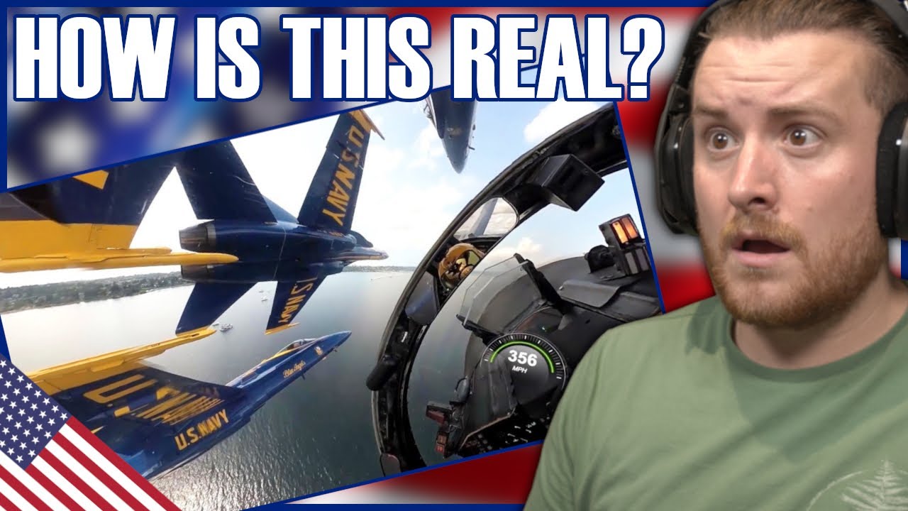 Royal Marine Reacts To US Navy Blue Angels Team Highlights!