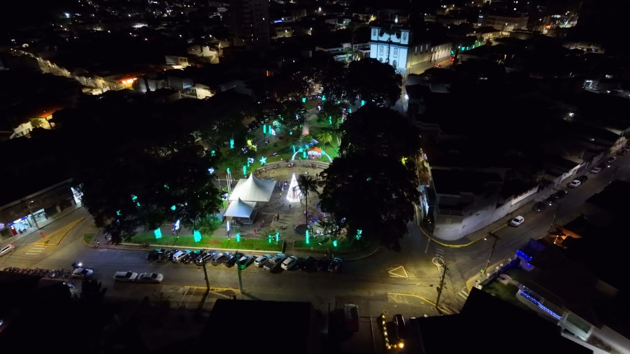 IMAGENS AÉREAS NOTURNAS COM O DJI NEO 2 | MATRIZ DE FORMIGA MG NO NATAL